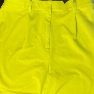 1. State Neon Green Stretch Crepe